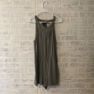 Olive Green Romper